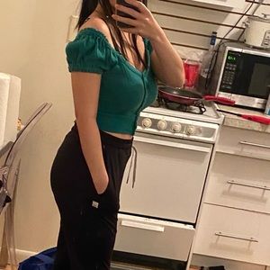 Free People Brighter Days Top, Green